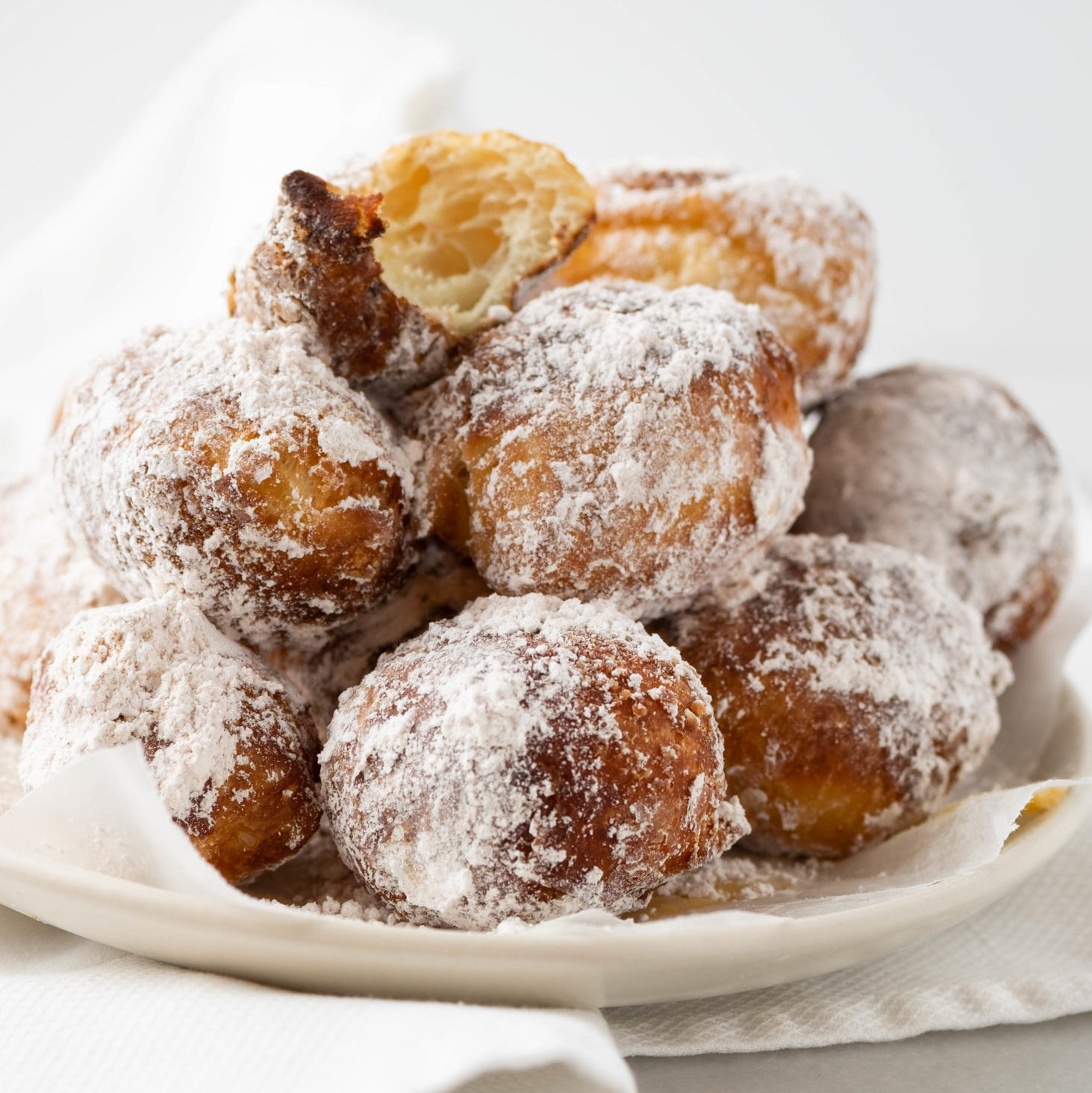 brioche donut holes finished product