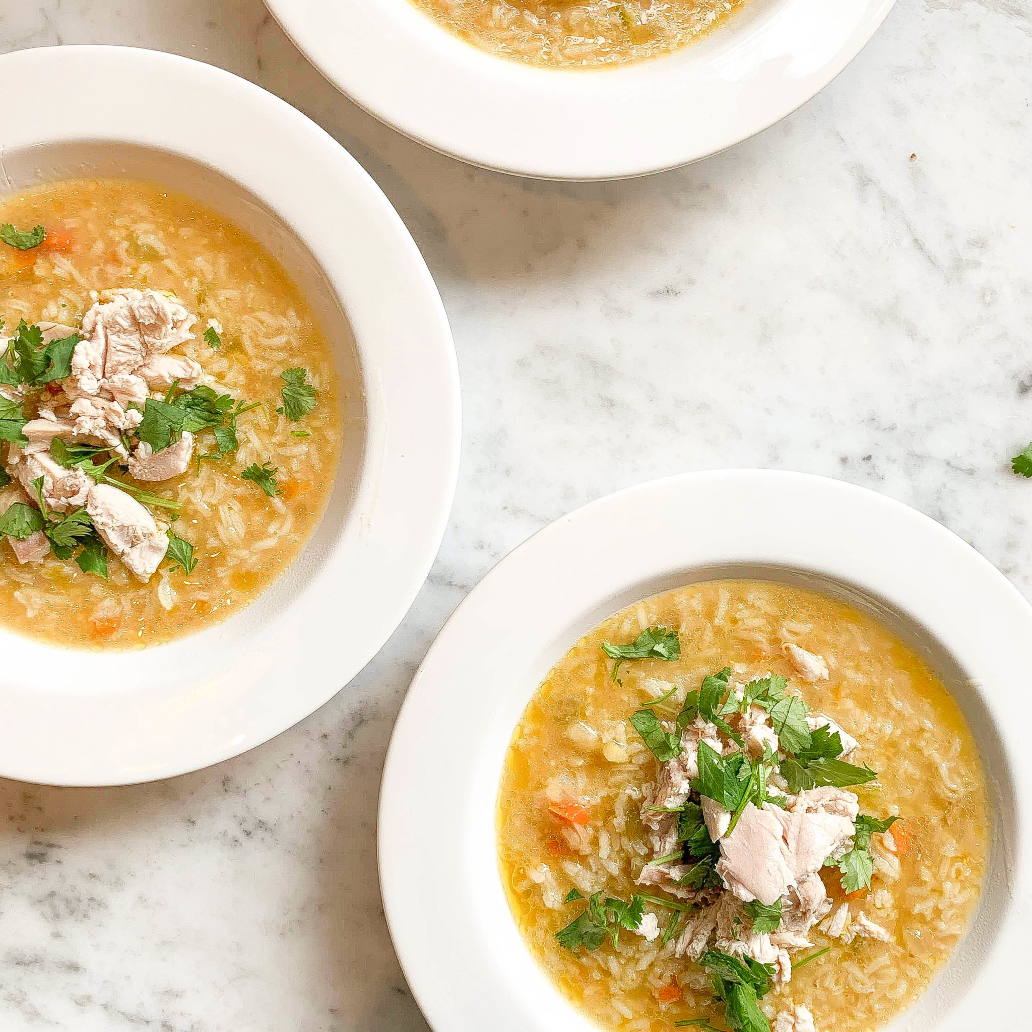 miso chicken and rice soup